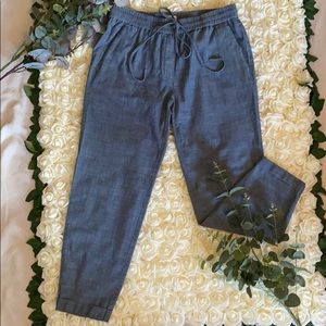 J. Crew Linen Cropped Pants